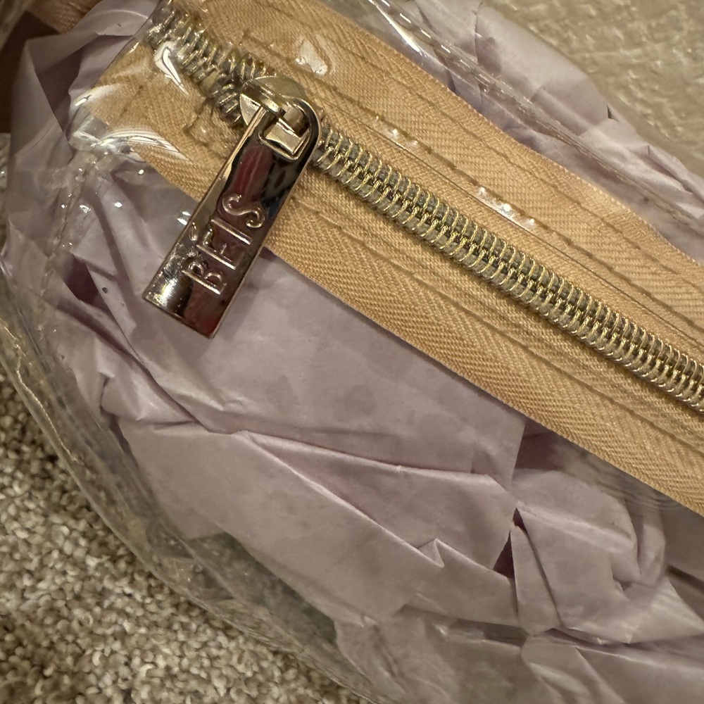 BEIS Clear Tan Bag